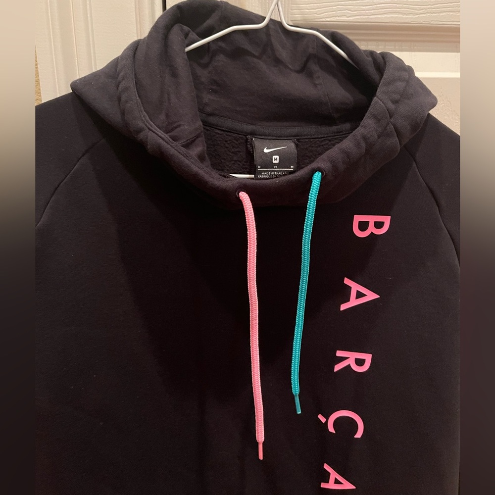 FC Barcelona Nike Hoodie - Men's Medium - Black - Barca 

Excellent Pre-Owned